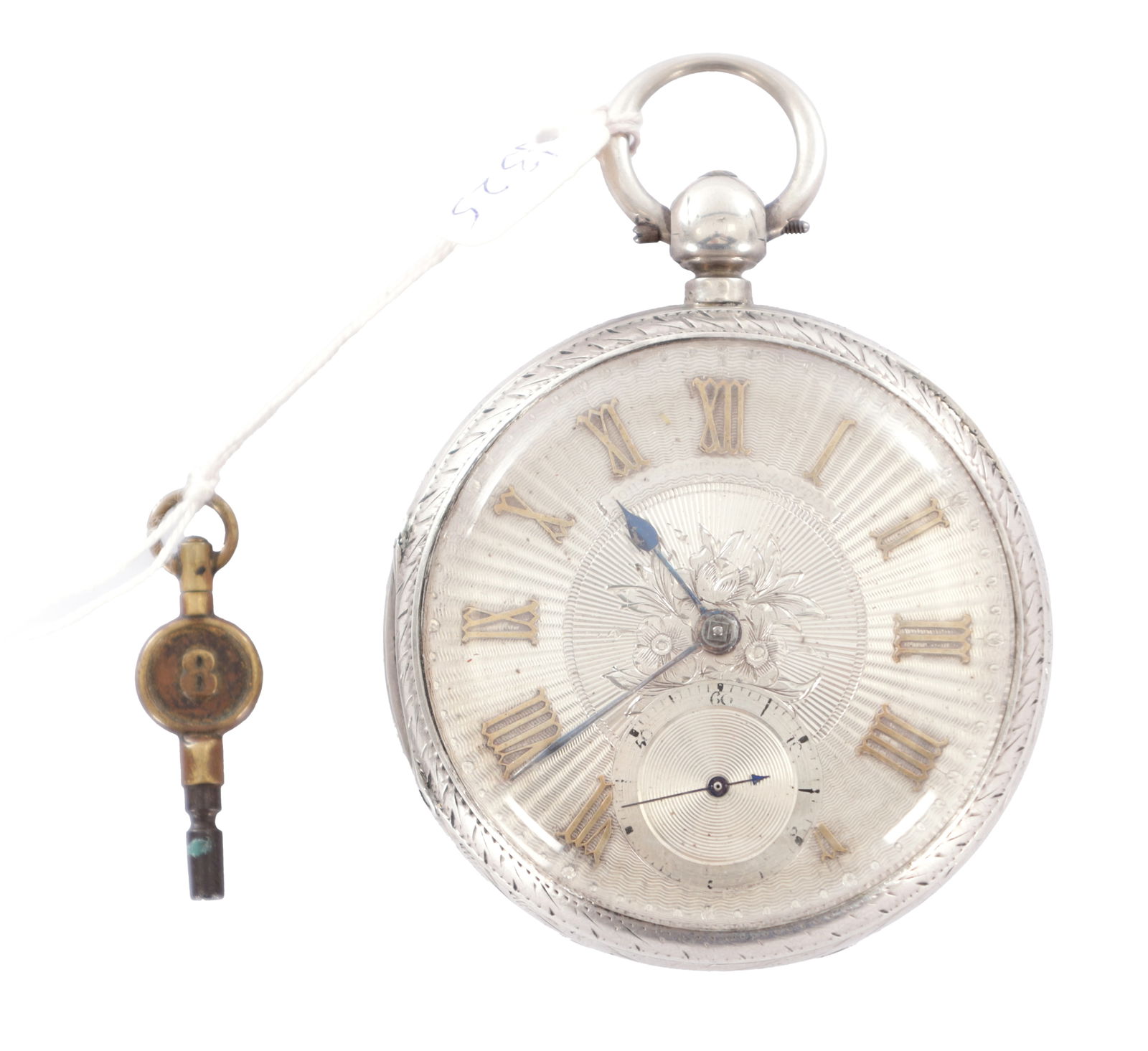 JOHN FORREST, LONDON. A LATE 19TH CENTURY SILVER OPEN FACED POCKET WACTH (1 of 6)