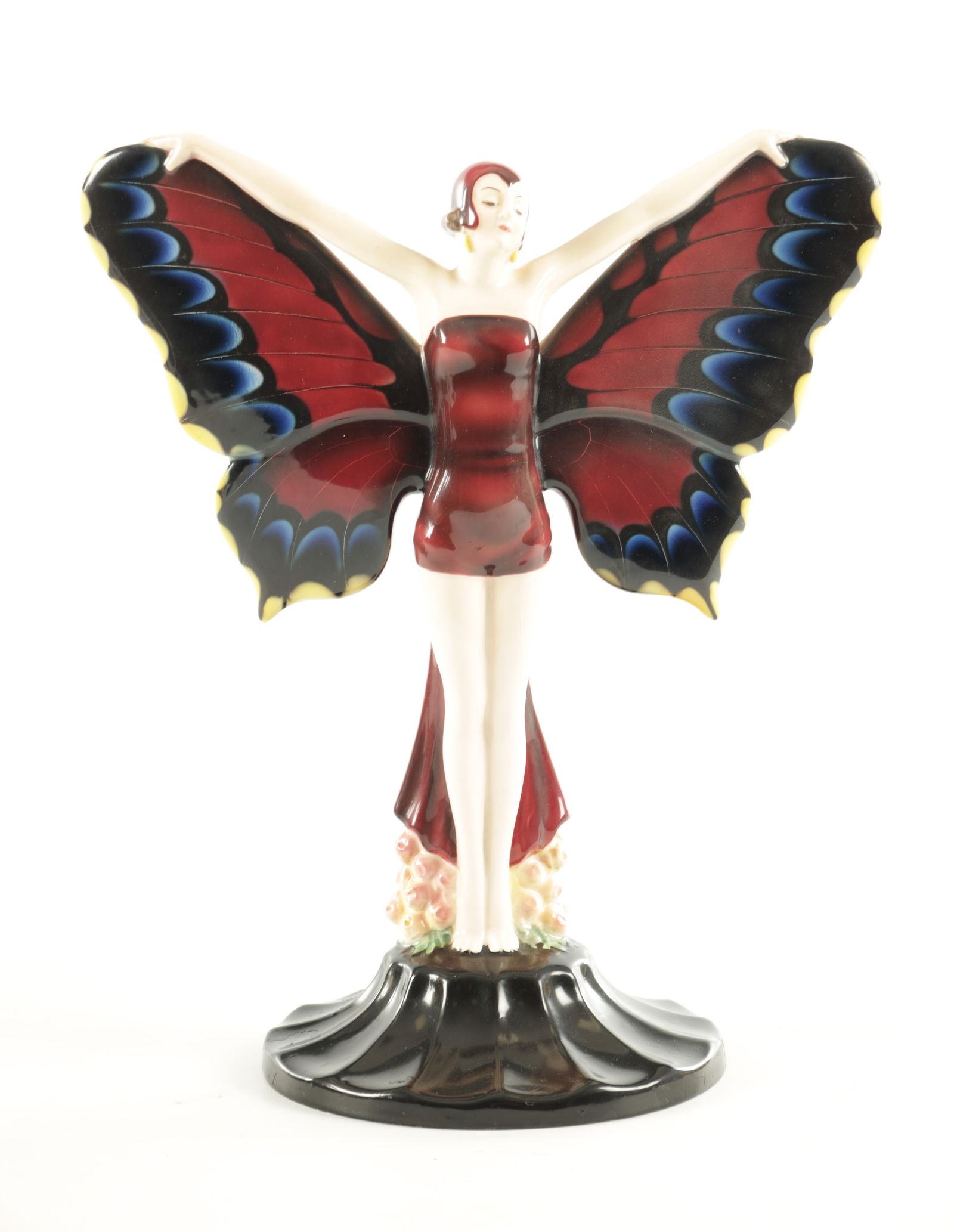 JOSEF LORENZL (1892 - 1950) AN ART DECO GOLDSCHEIDER PORCELAIN FIGURE (1 of 7)
