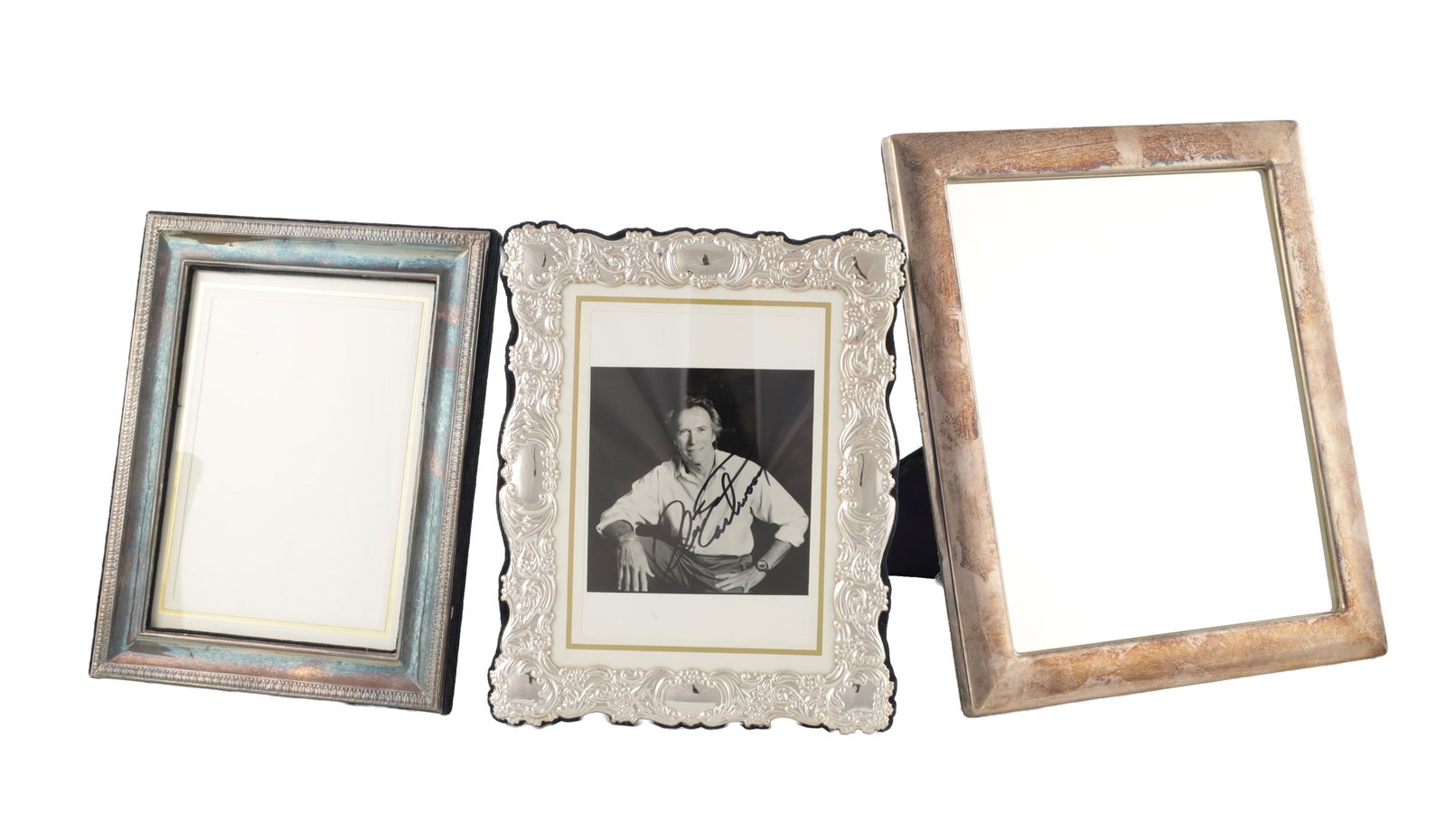 A COLLECTION OF THREE SILVER FRAMES (1 of 8)