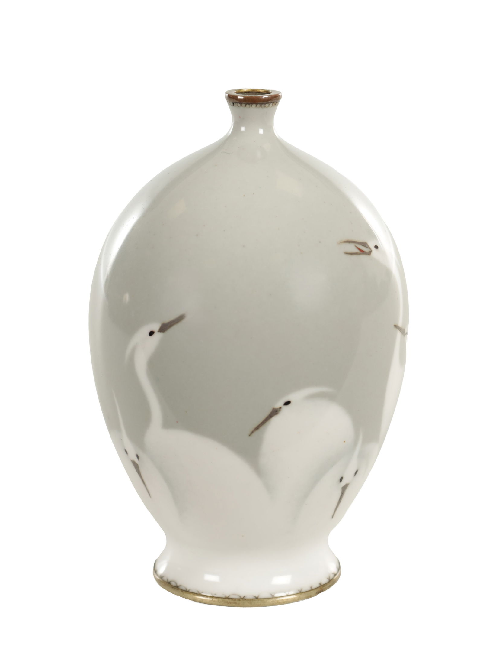 AN UNUSUAL JAPANESE MEIJI PERIOD CLOISONNE VASE (1 of 4)