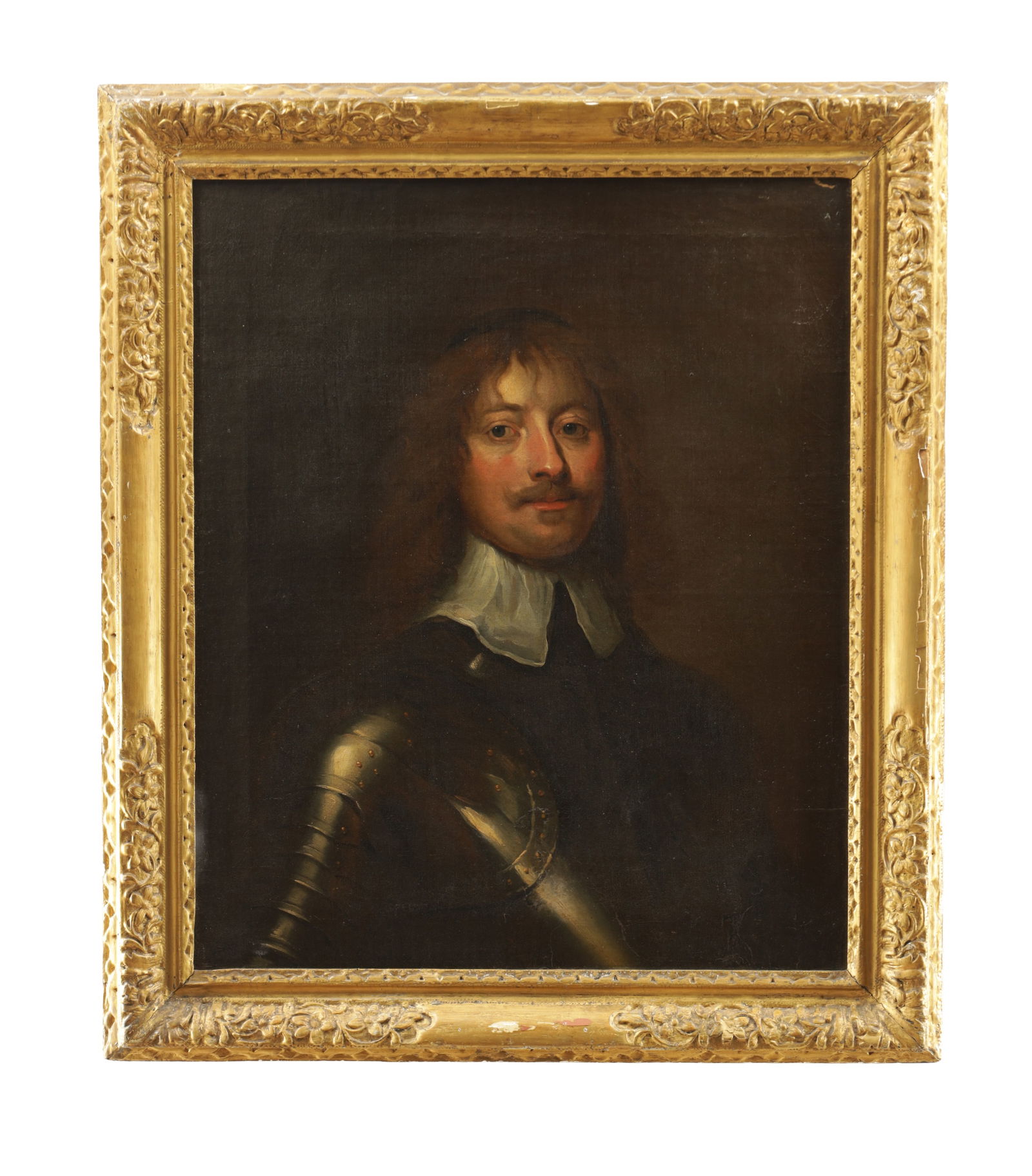 A 17TH / 18TH CENTURY OIL ON CANVAS HALF LENGTH PORTRAIT OF JAMES GRAHAM 1ST MARQUESS OF MONTROSE (1 of 8)