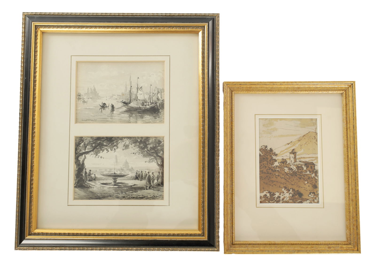 CONRAD HECTOR RAFFAELE CARELLI (ITALIAN 1866 - 1956) A COLLECTION OF WATERCOLOURS (1 of 11)