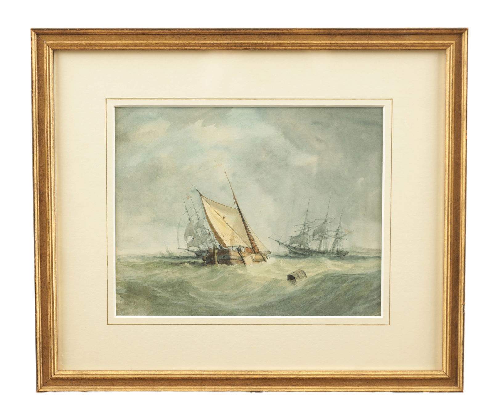 GEORGE CHAMBERS SNR (BRITISH 1803 - 1840) AN EARLY 19TH CENTURY WATERCOLOUR (1 of 9)