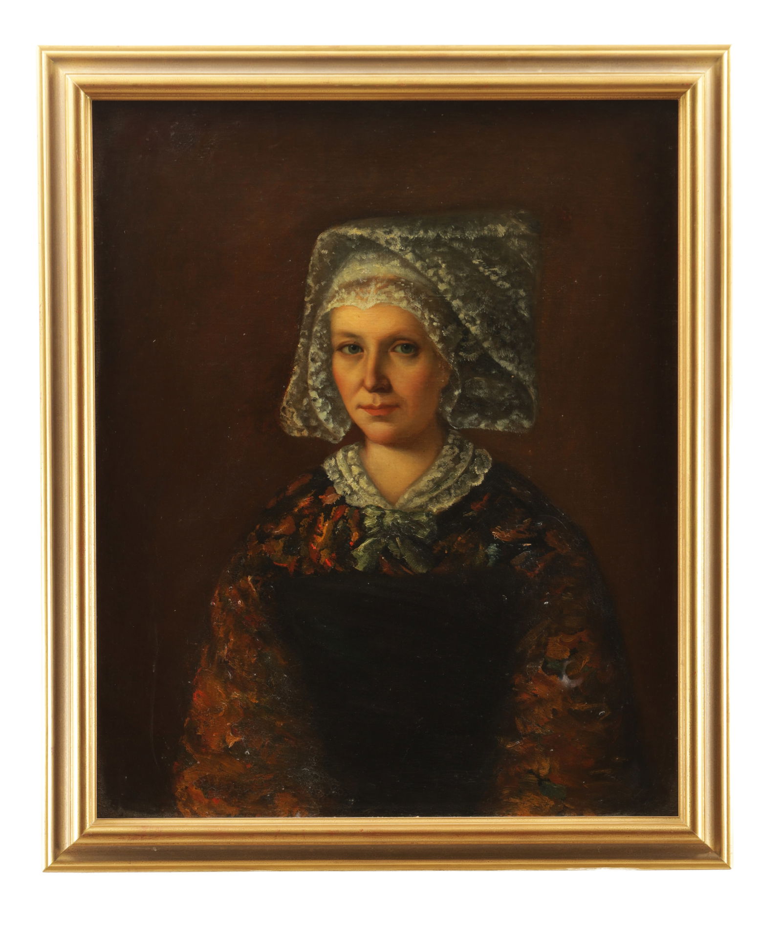 A 18TH/19TH CENTURY EUROPEAN OIL ON CANVAS PORTRAIT (1 of 10)