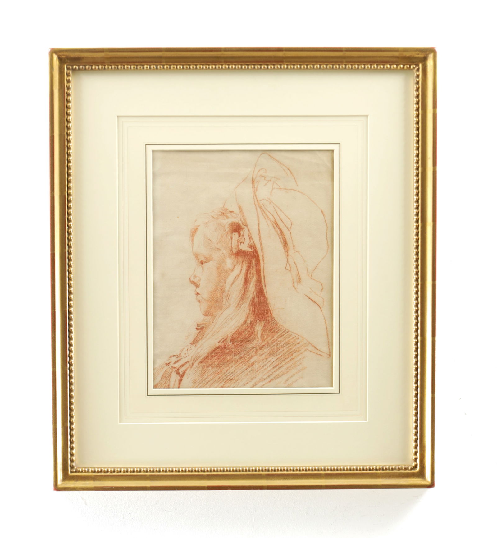 ATT GEORGE W CLAUSEN (BRITISH 1852 - 1944) PORTRAIT OF ELIZABETH JOY JASMINE HARGEAVES (1 of 8)