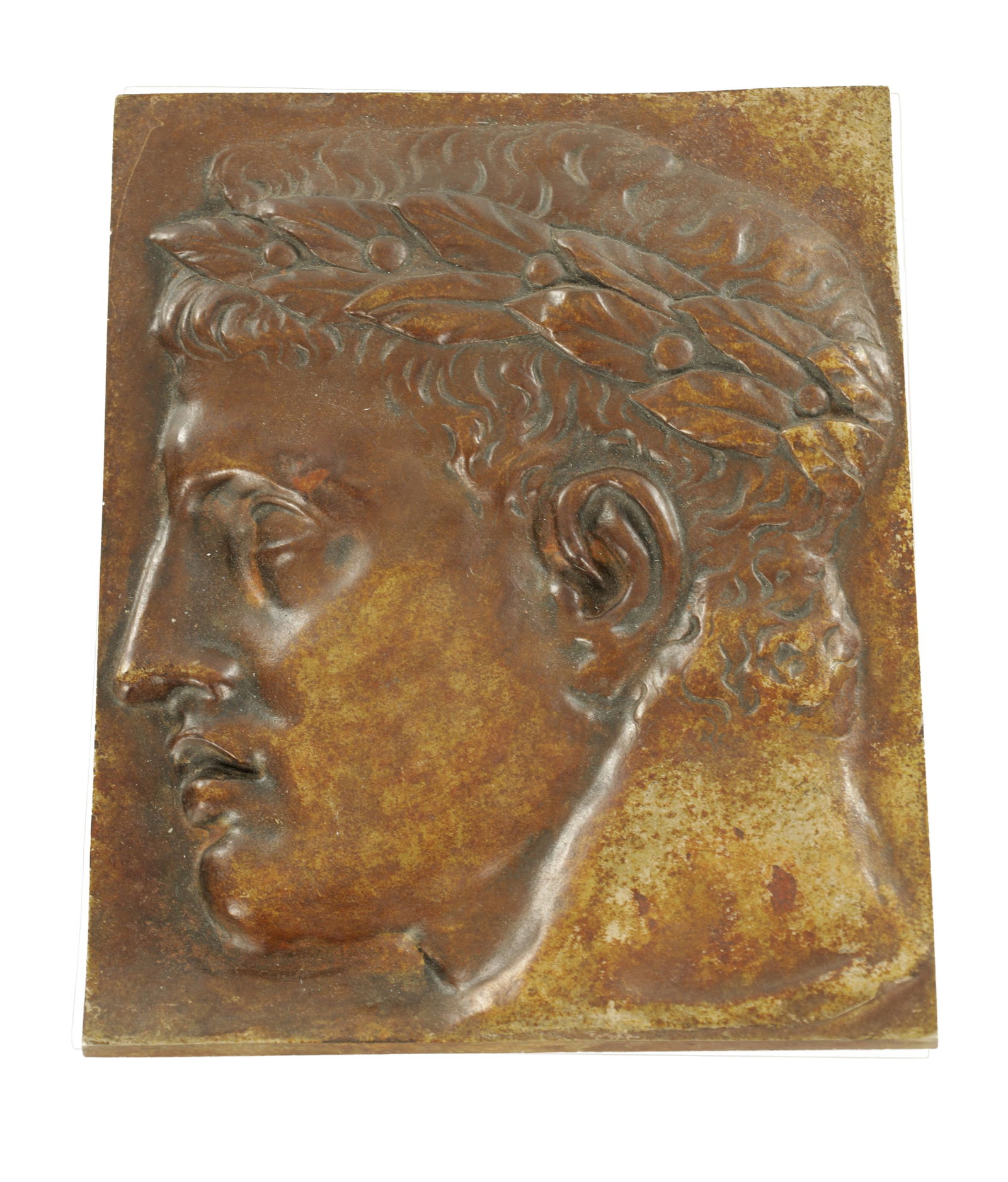 A 19TH CENTURY GRAND TOUR BRONZE RELIEF PLAQUE (1 of 4)