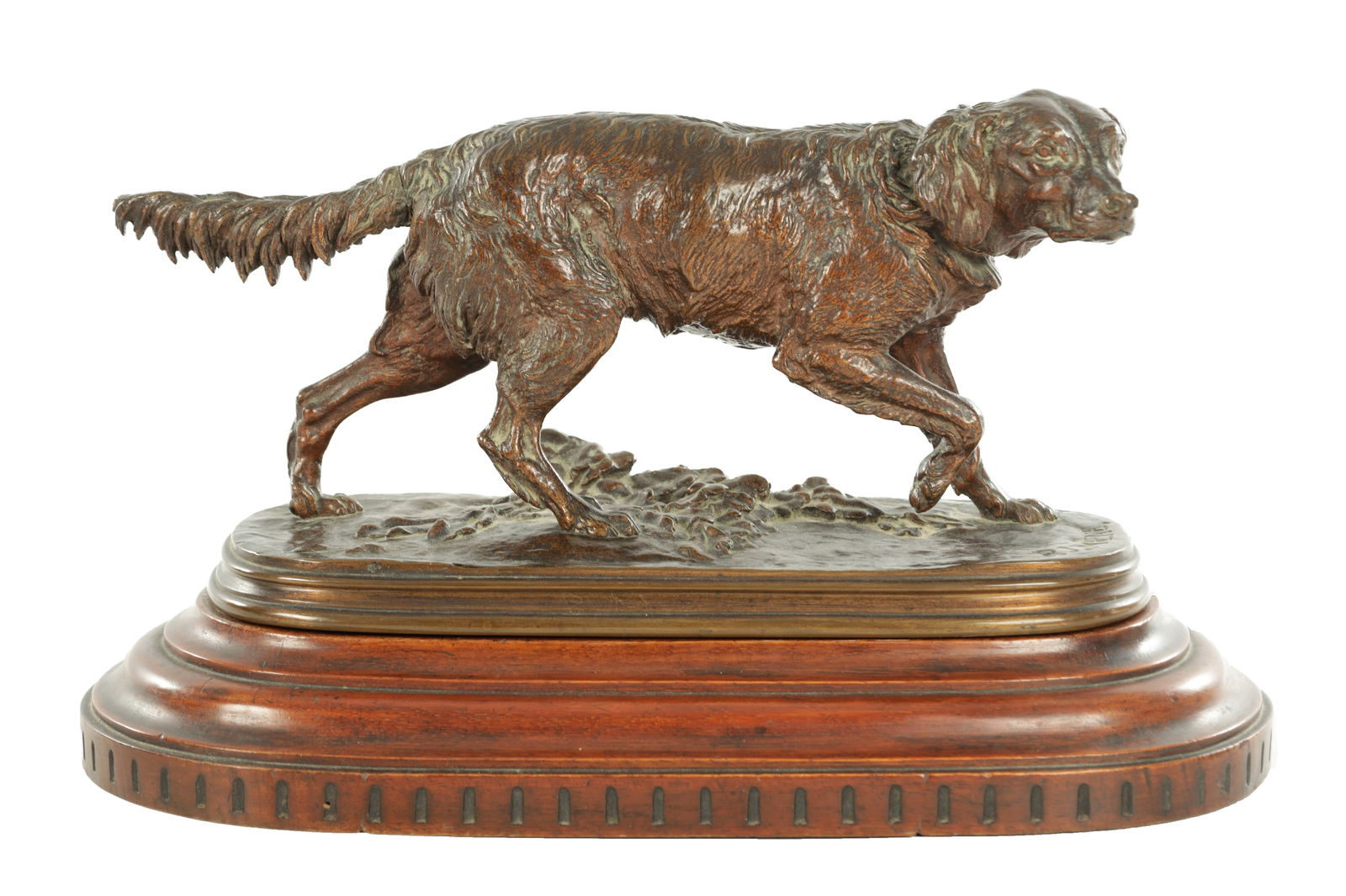 PIERRE-JULES MENE (1810-1879). A LATE 19TH CENTURY PATINATED ANIMALIA BRONZE SCULPTURE (1 of 10)