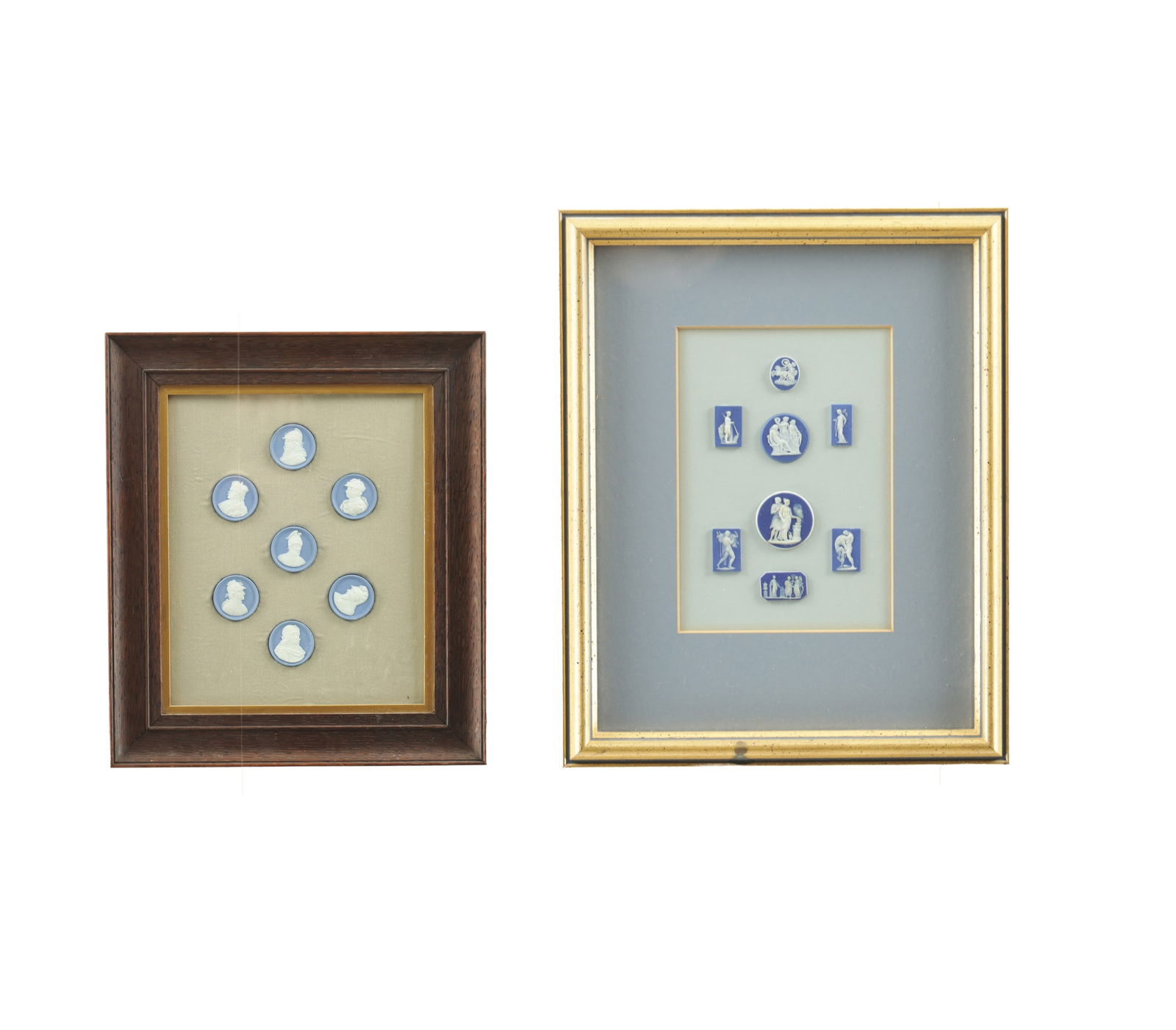 A COLLECTION OF 18TH CENTURY WEDGEWOOD JASPERWARE PLAQUES (1 of 14)