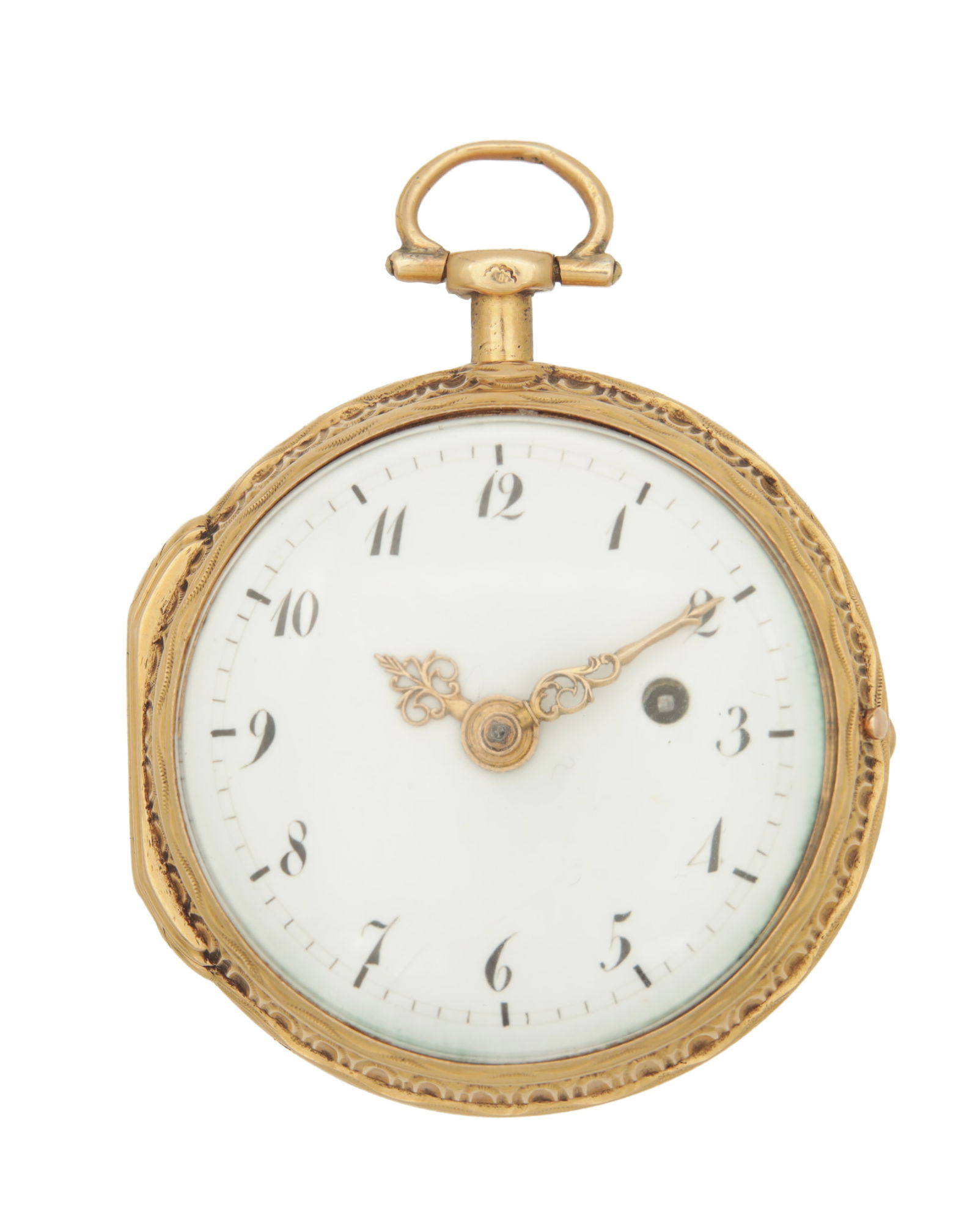JEAN BAPTISTE FARINE, PARIS. A LOUIS XVI 18CT GOLD REPOUSE CASED VERGE POCKET WATCH (1 of 4)