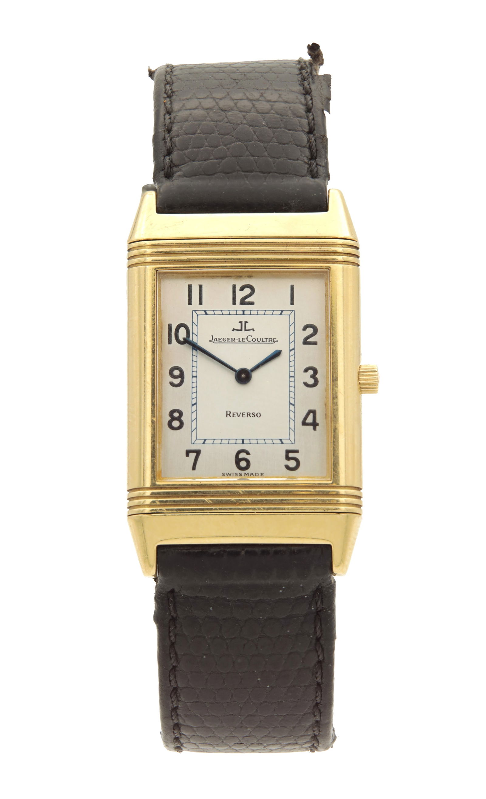 A GENTLEMAN'S 18CT GOLD JAEGER-LECOULTRE REVERSO WRISTWATCH (1 of 9)