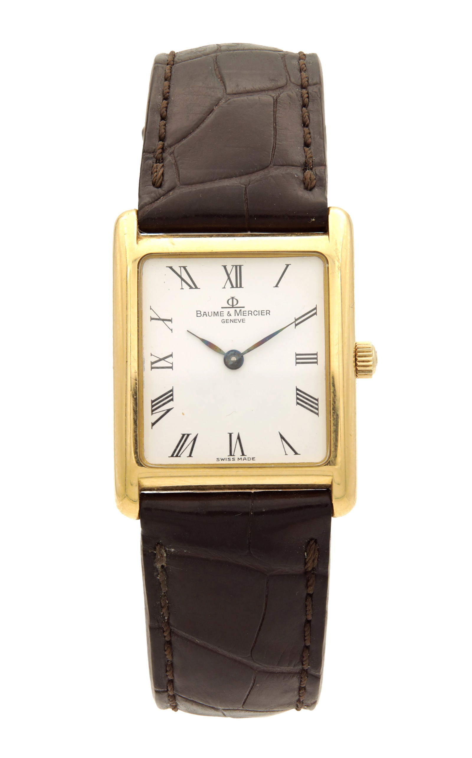 AN 18CT GOLD BAUME & MERCIER WRISTWATCH (1 of 5)