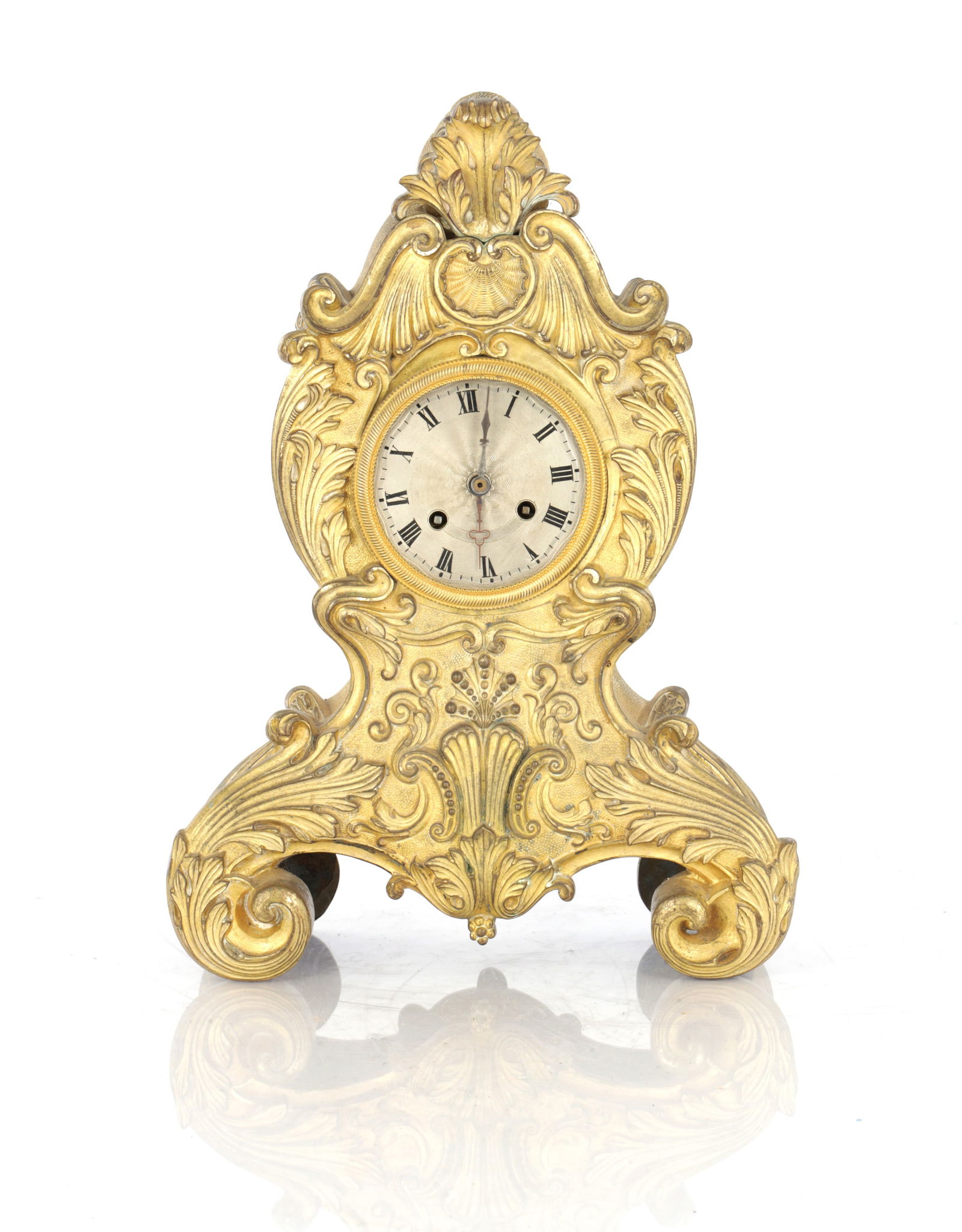 PEPIN A PARIS. A MID 19TH CENTURY FRENCH ROCOCO REVIVAL STRIKING MANTEL CLOCK (1 of 10)