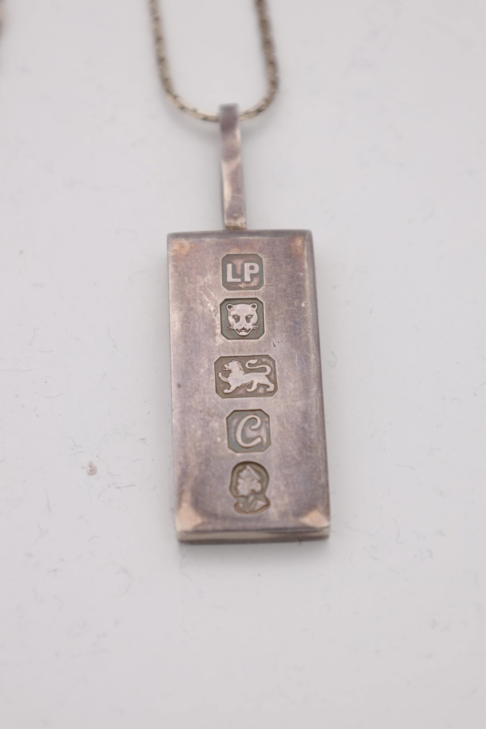 TWO SILVER NECKLACES - 4