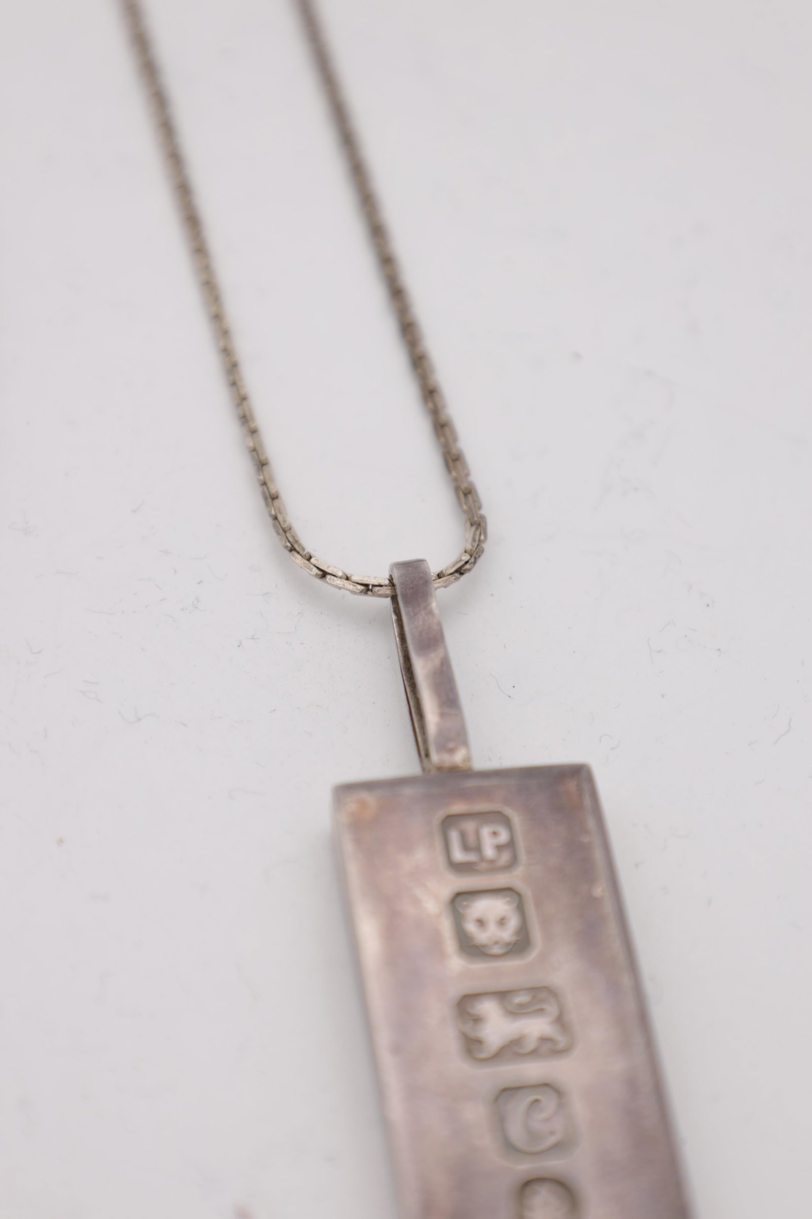 TWO SILVER NECKLACES - 2