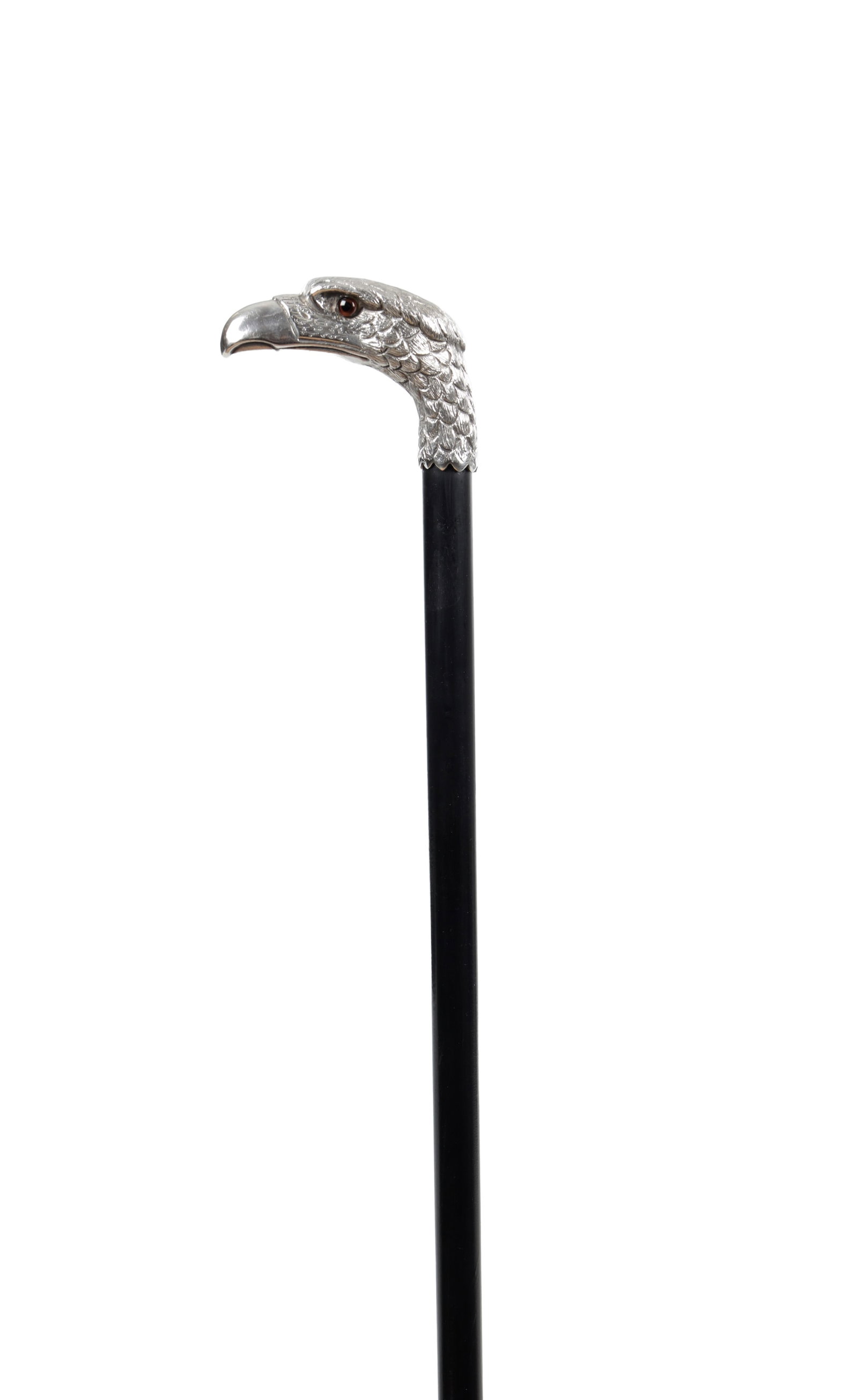 A LATE 19TH CENTURY SILVER HANDLED CANE (1 of 5)