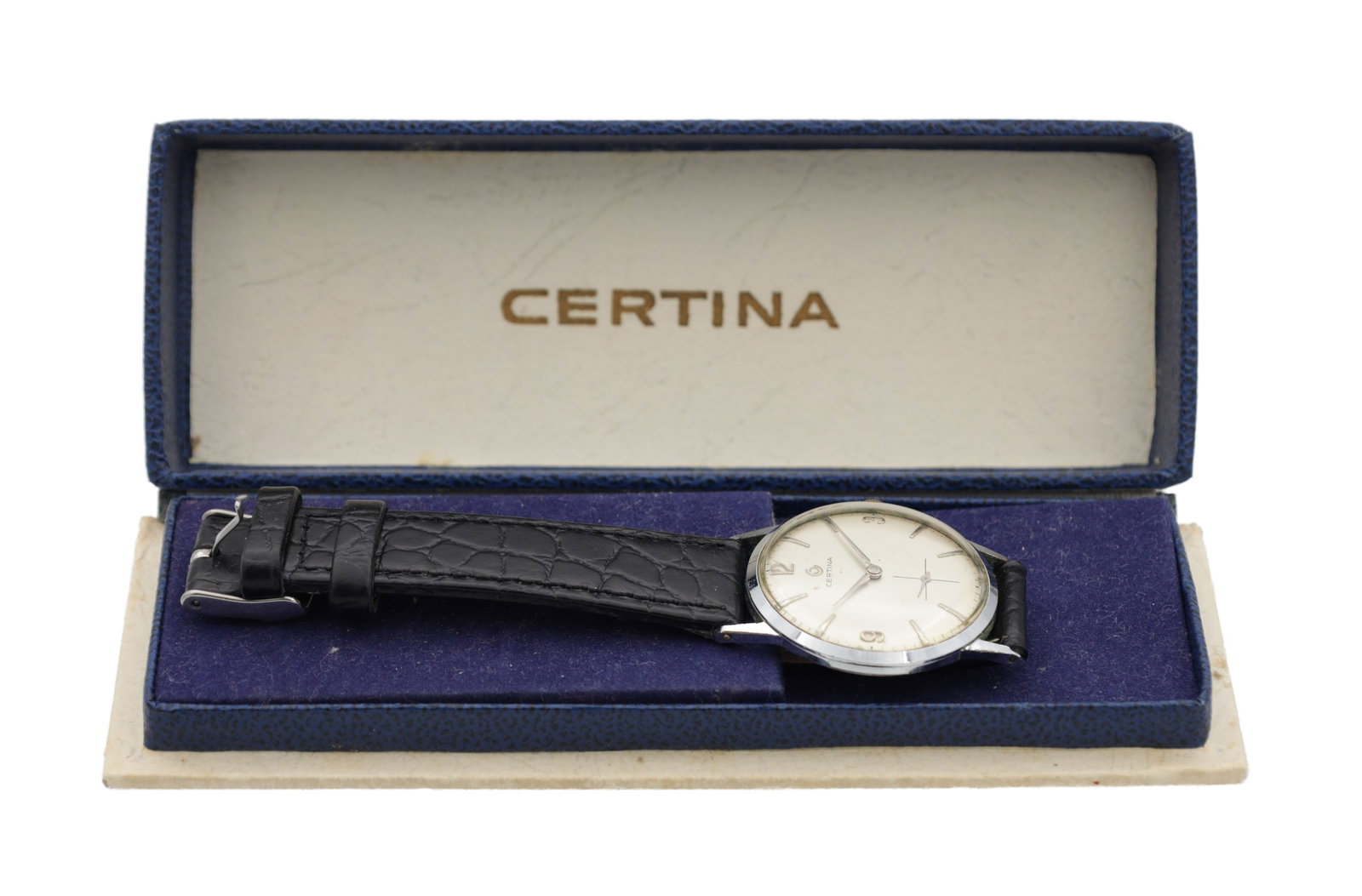 CERTINA WRIST WATCH: CERTINA WRIST WATCH - original box (Strap length 19.7cm)