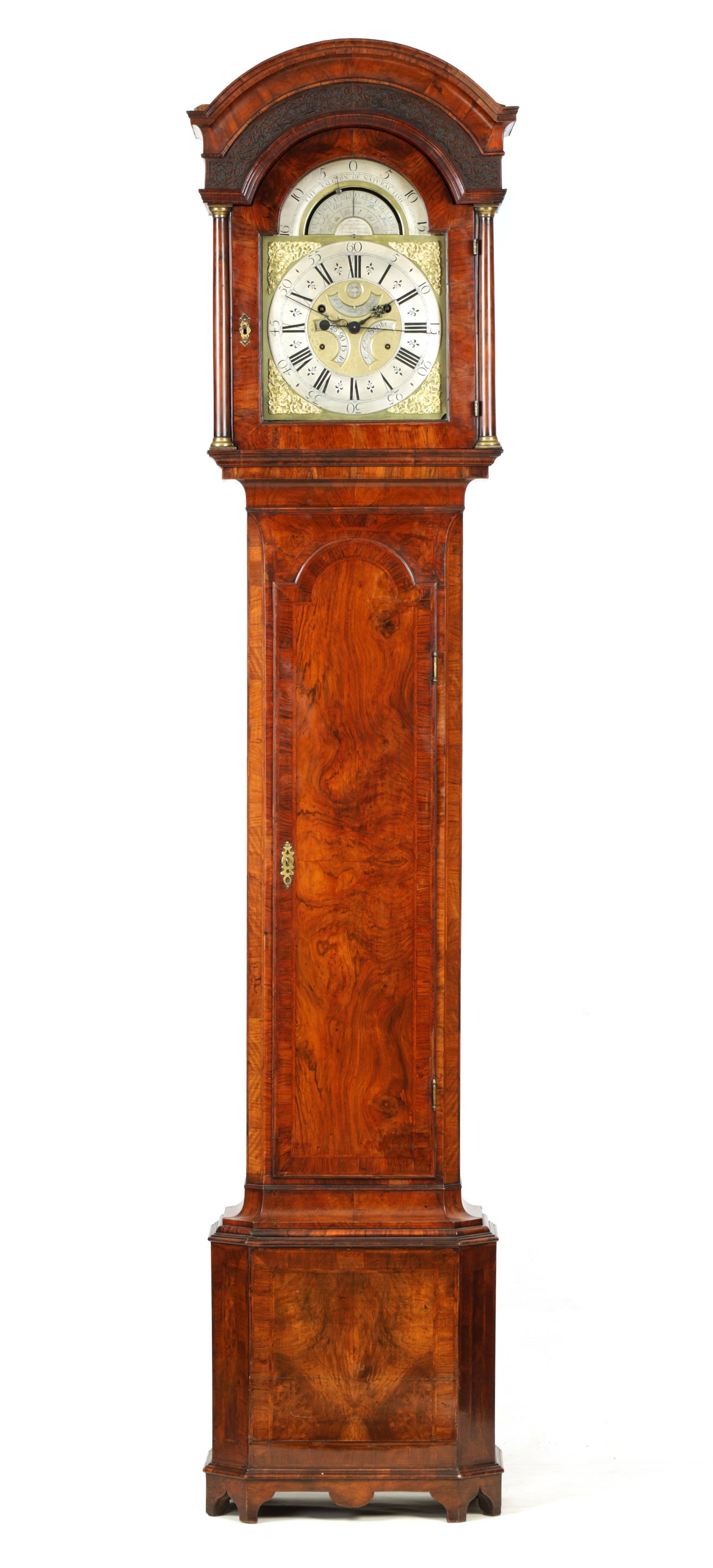 WILLIAM SMITH, LONDON, A VERY RARE GEORGE II WALNUT CASED EQUATION OF TIME LONGCASE CLOCK (1 of 20)