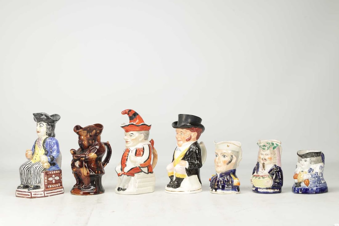 A COLLECTION OF 18TH AND 19TH CENTURY TOBY JUGS - 2