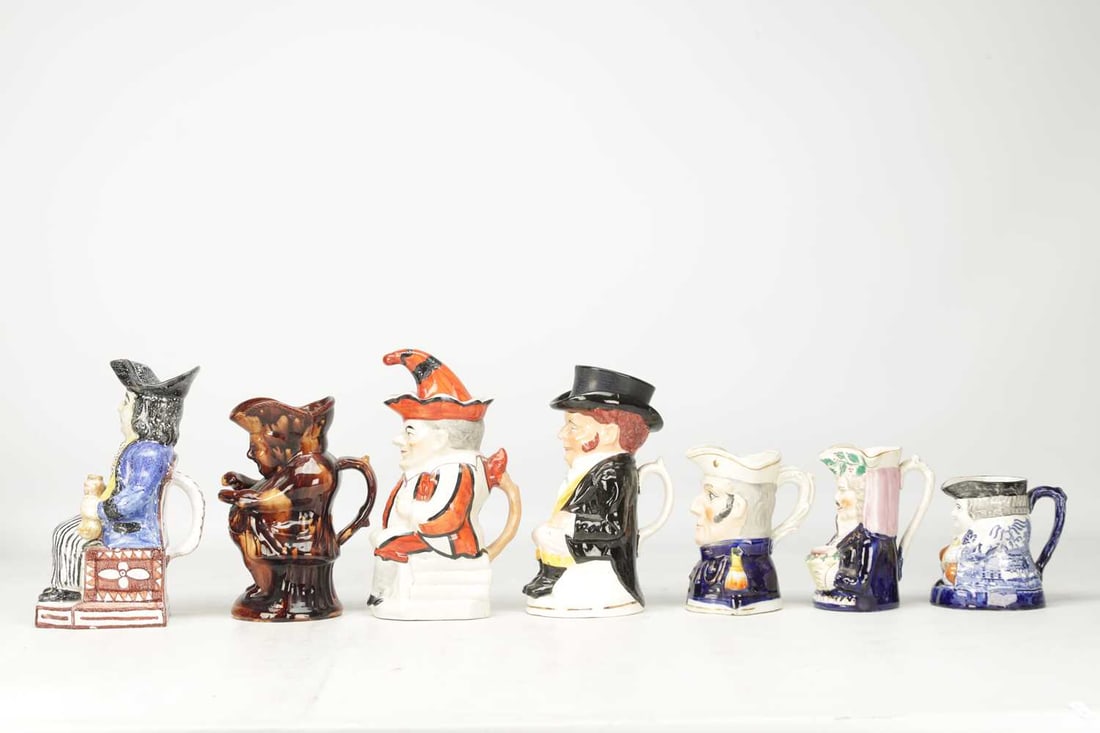 A COLLECTION OF 18TH AND 19TH CENTURY TOBY JUGS - 6