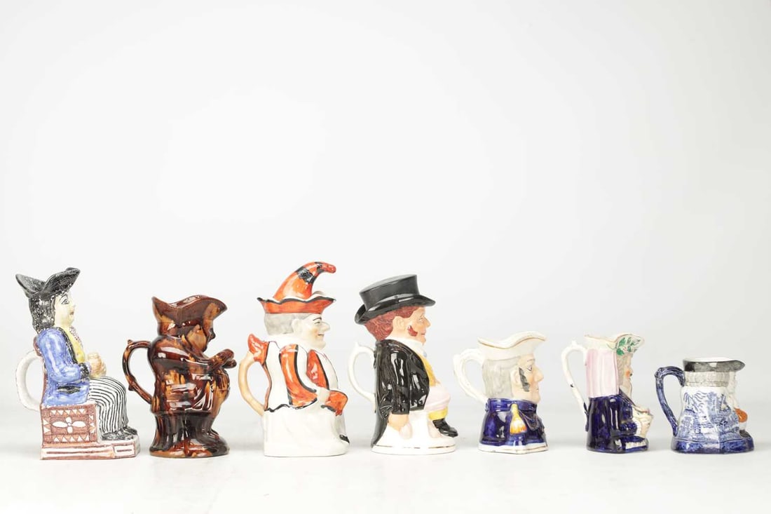 A COLLECTION OF 18TH AND 19TH CENTURY TOBY JUGS - 8