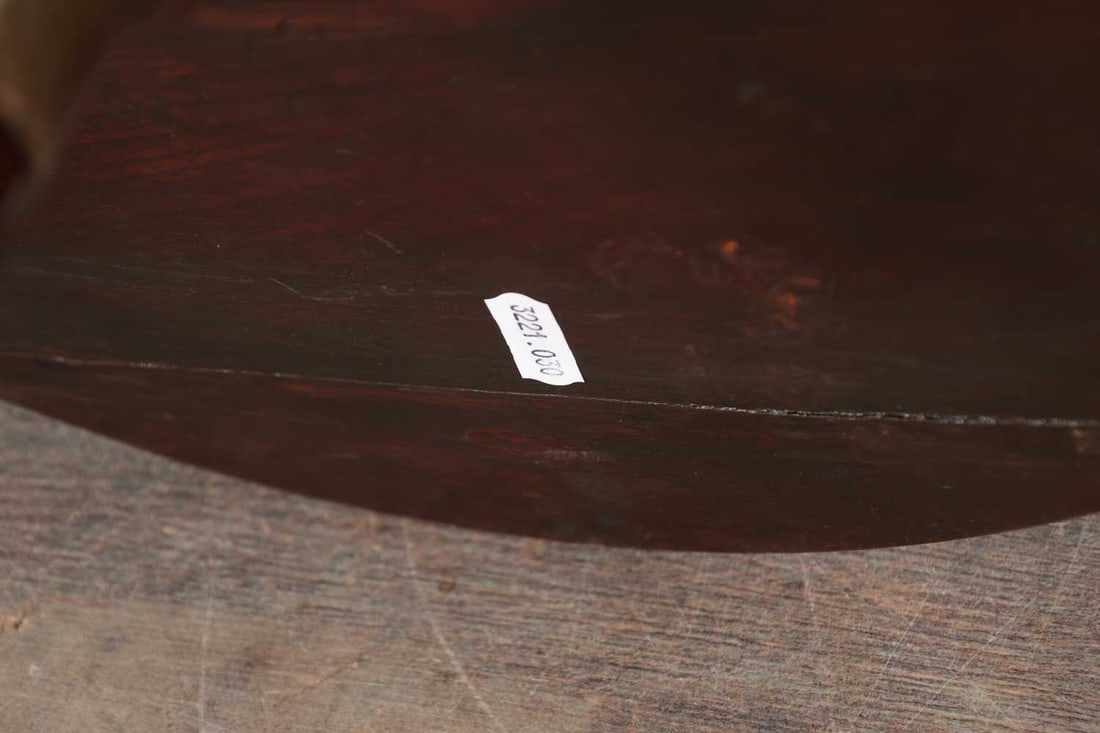 AN 18TH CENTURY MAHOGANY WINE TABLE - 6