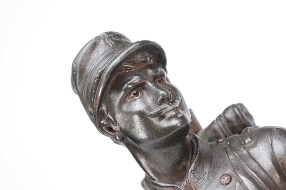 EMILE GUILLEMIN (FRENCH, 1841-1907) A PATINATED BRONZE FIGURE OF A SOLDIER - 3