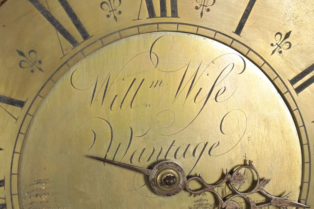 WILLIAM WISE, WANTAGE. AN 18TH CENTURY ENGLISH 30-HOUR LONGCASE CLOCK MOVEMENT - 2