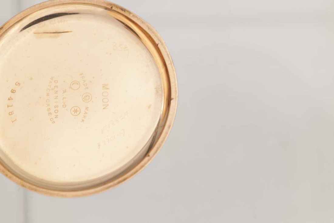 A WALTHAM ROLLED GOLD OPEN FACE POCKET WATCH 15 JEWELS - 4