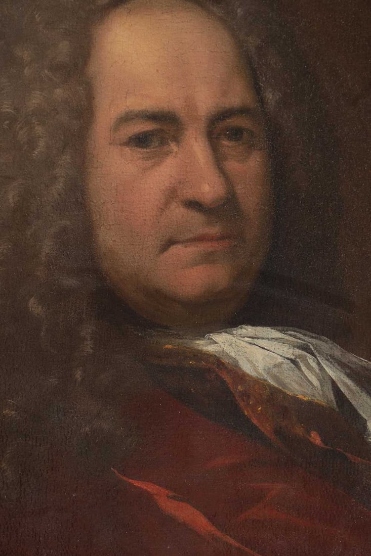 IN THE MANNER OF ALLAN RAMSAY (1713-1784) AN 18TH CENTURY OIL ON CANVAS PORTRAIT OF A GENTLEMAN - 2