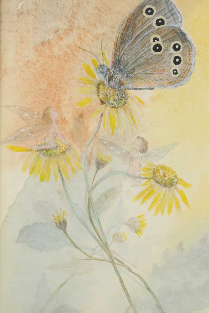 PADDY WAREING A WATERCOLOUR 'JUST A DREAM' DATED 1982 - 2