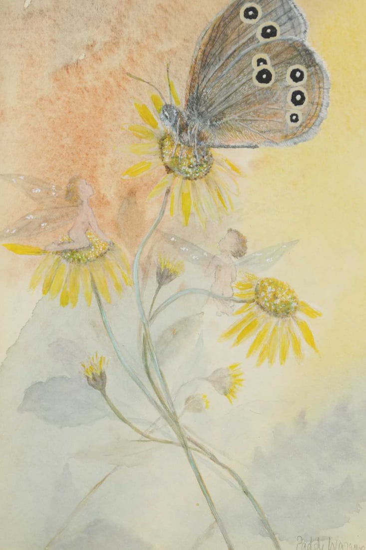PADDY WAREING A WATERCOLOUR 'JUST A DREAM' DATED 1982 - 3
