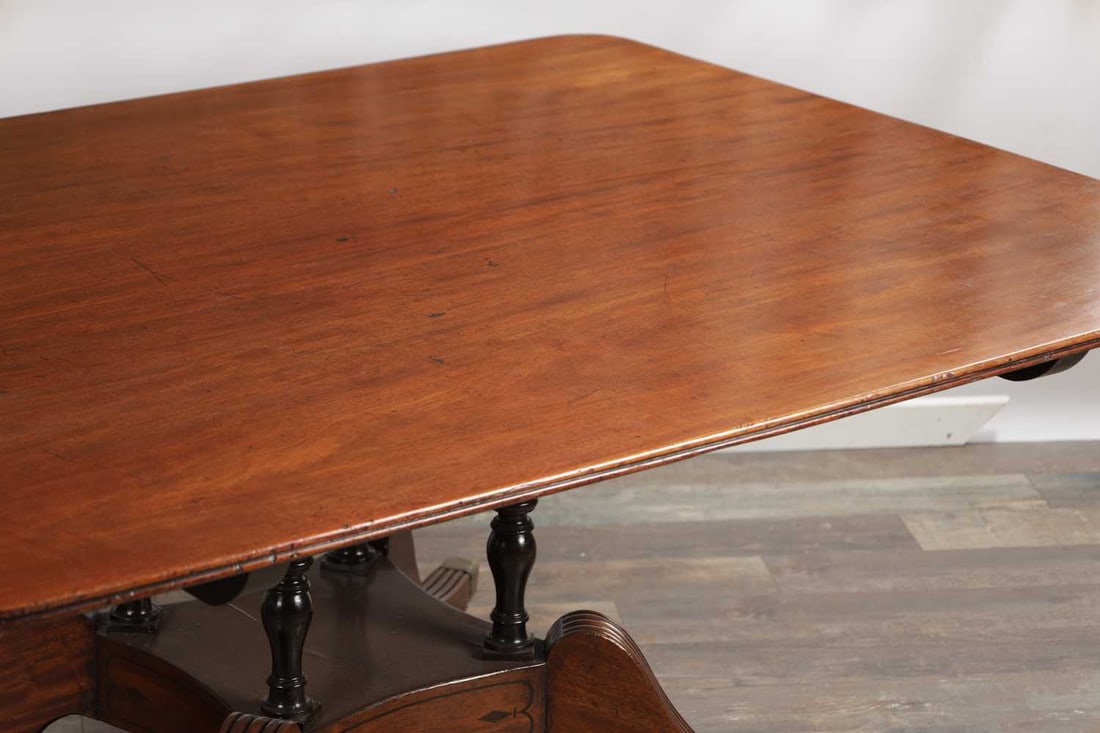 A LARGE REGENCY MAHOGANY CENTRE TABLE POSSIBLY BY GEORGE BULLOCK - 3