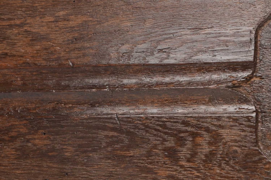 A PAIR OF 16TH CENTURY OAK LINENFOLD CARVED PANELS - 3