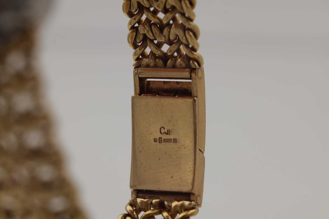 CORTEBERT AN 18CT YELLOW GOLD AND DIAMOND LADIES WRIST WATCH - 3