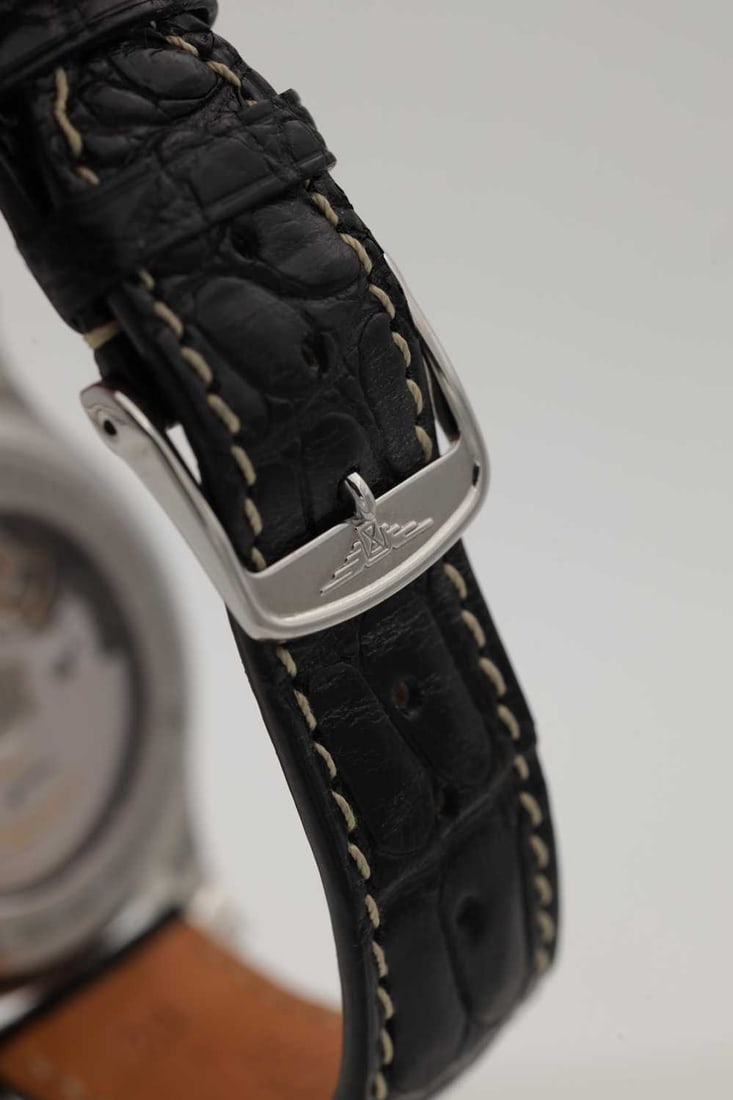 A LONGINES HERITAGE STAINLESS STEEL AUTOMATIC CHRONOGRAPH WRISTWATCH - 7
