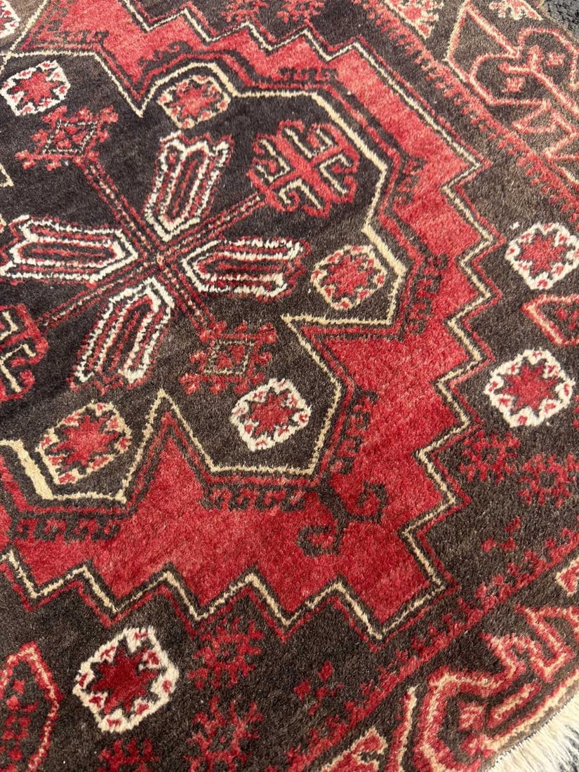 A PERSIAN WOOL CARPET - 3