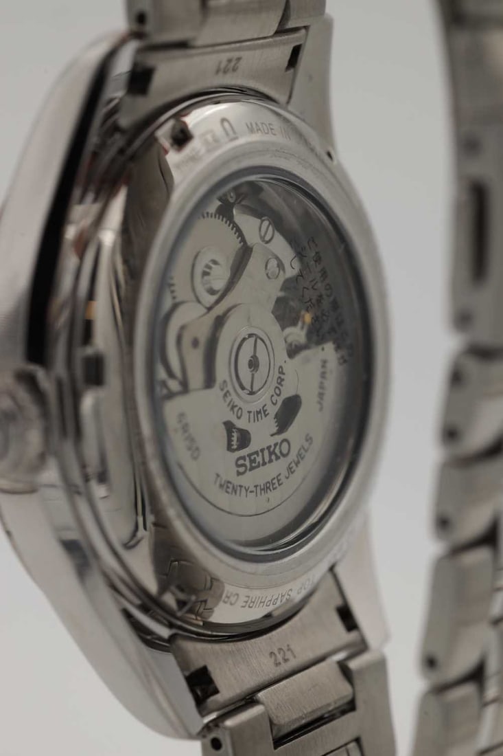 A GENTLEMAN'S STAINLESS STEEL SEIKO PRESAGE AUTOMATIC WRIST WATCH - 8