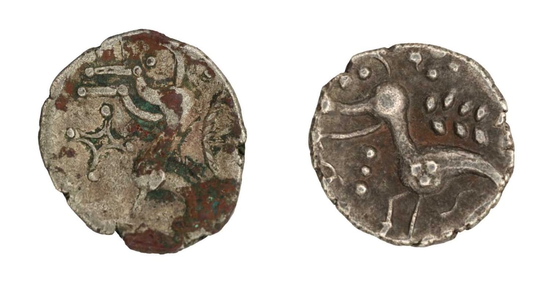 TWO AD 10-43 ICENI SILVER UNITS - 2