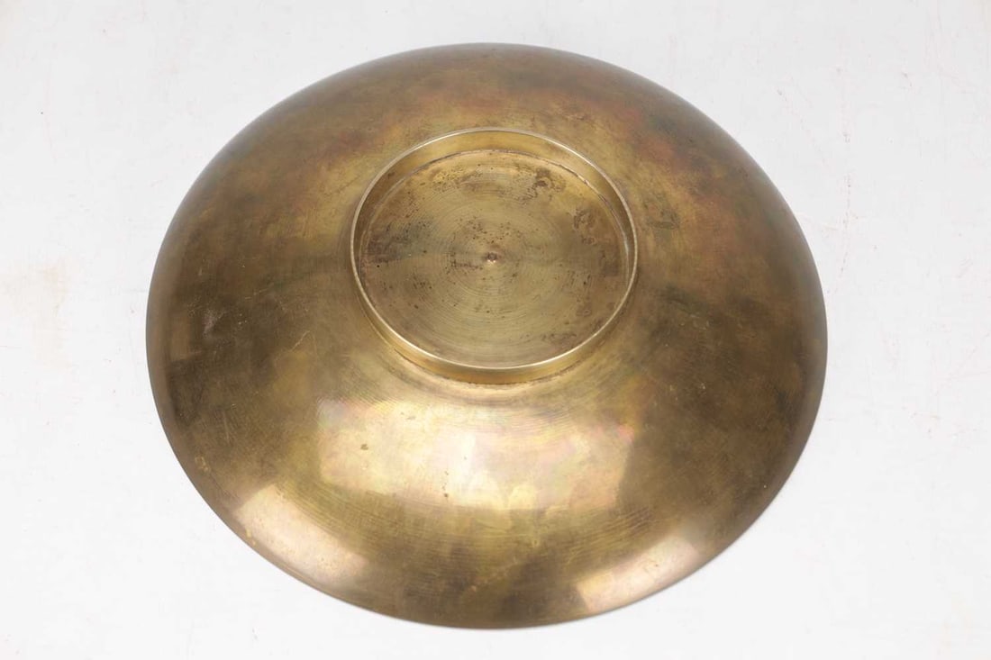 A CLOISONNE ENAMEL DISH - 3