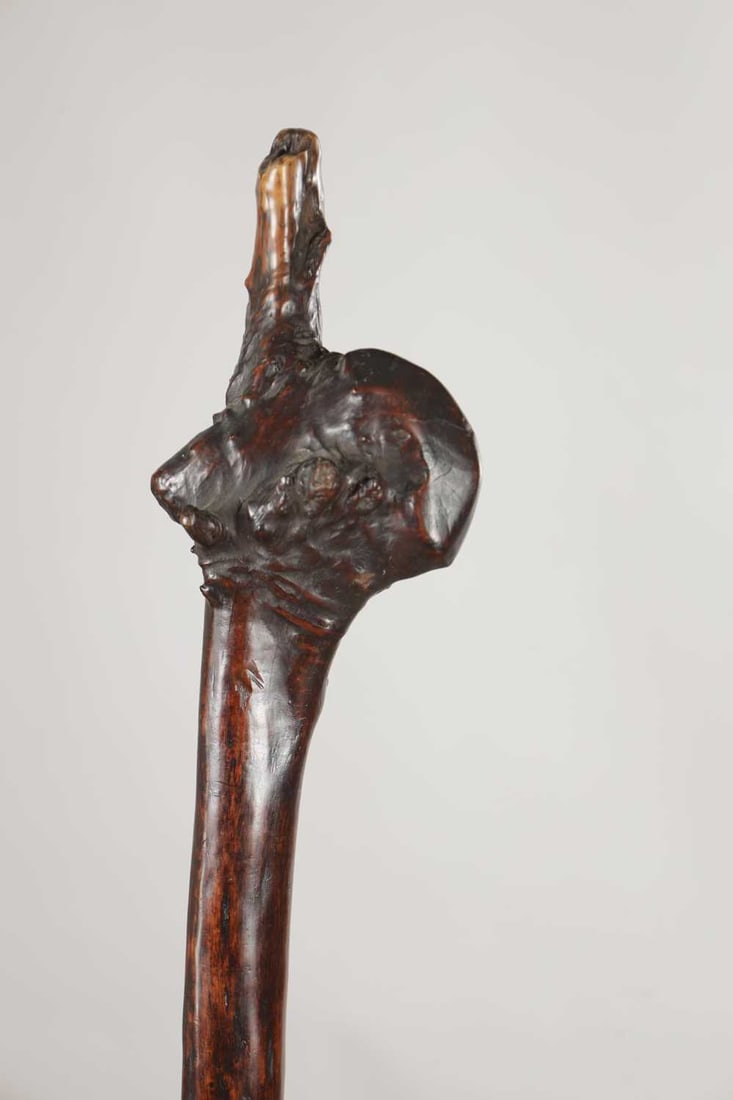 A FIJI ISLANDS CARVED WOOD ROOTSTOCK CLUB - 2