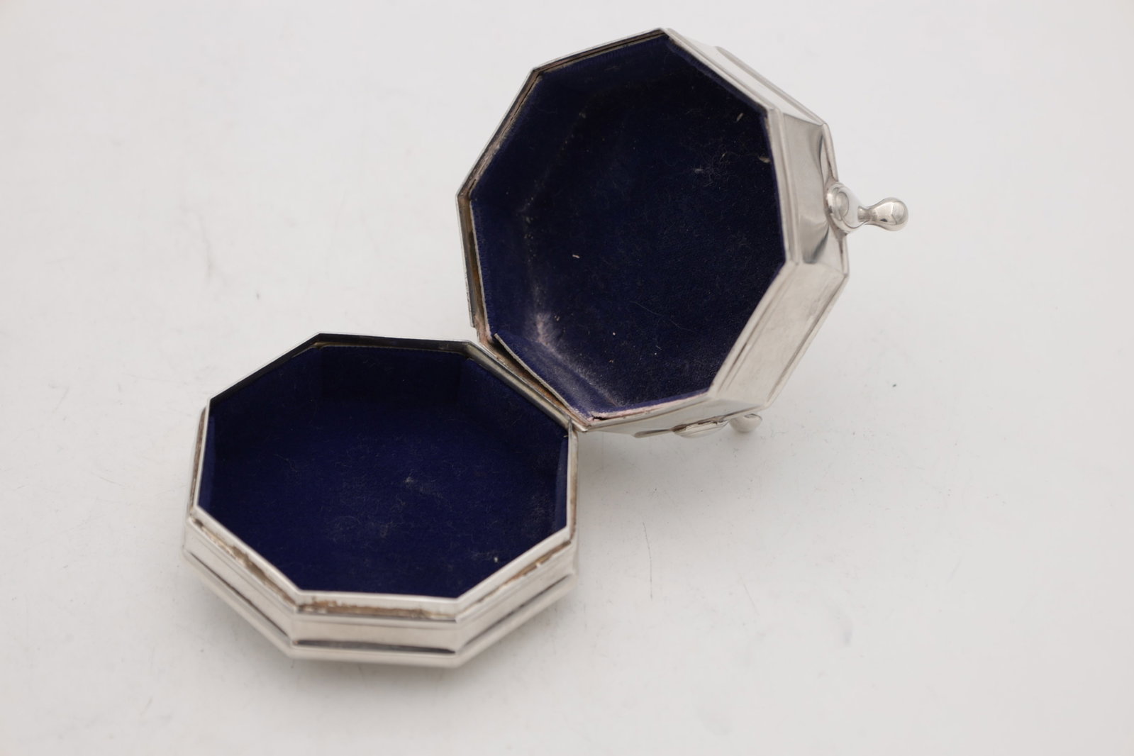 TWO SILVER TRINKET BOXES - 3