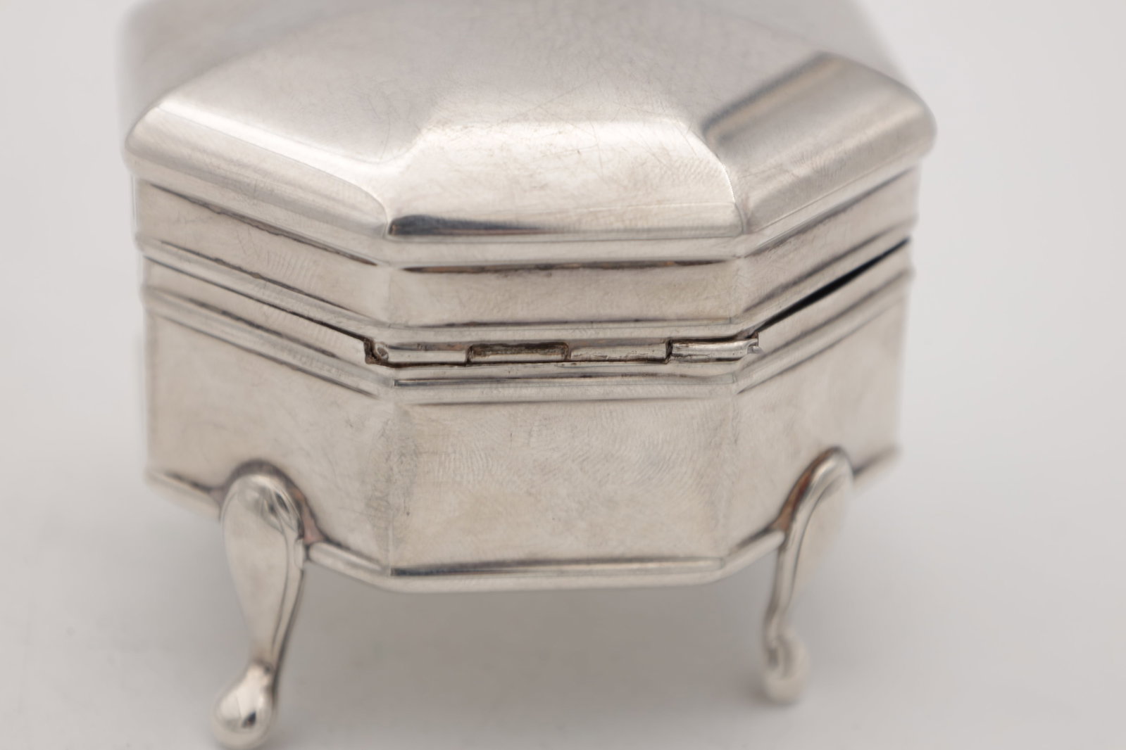 TWO SILVER TRINKET BOXES - 4
