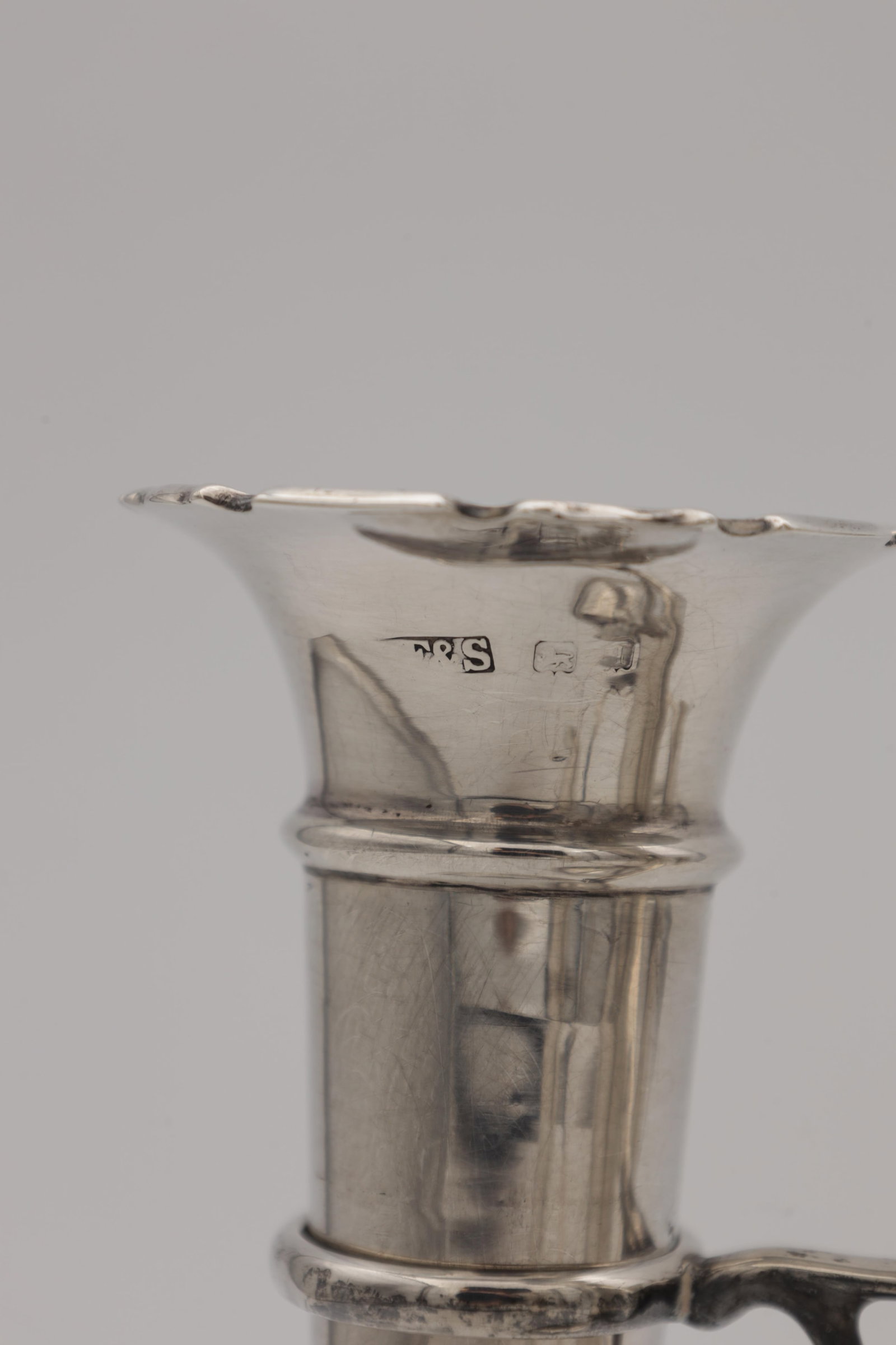 A FILLED BASE SILVER EPERGNE - 7
