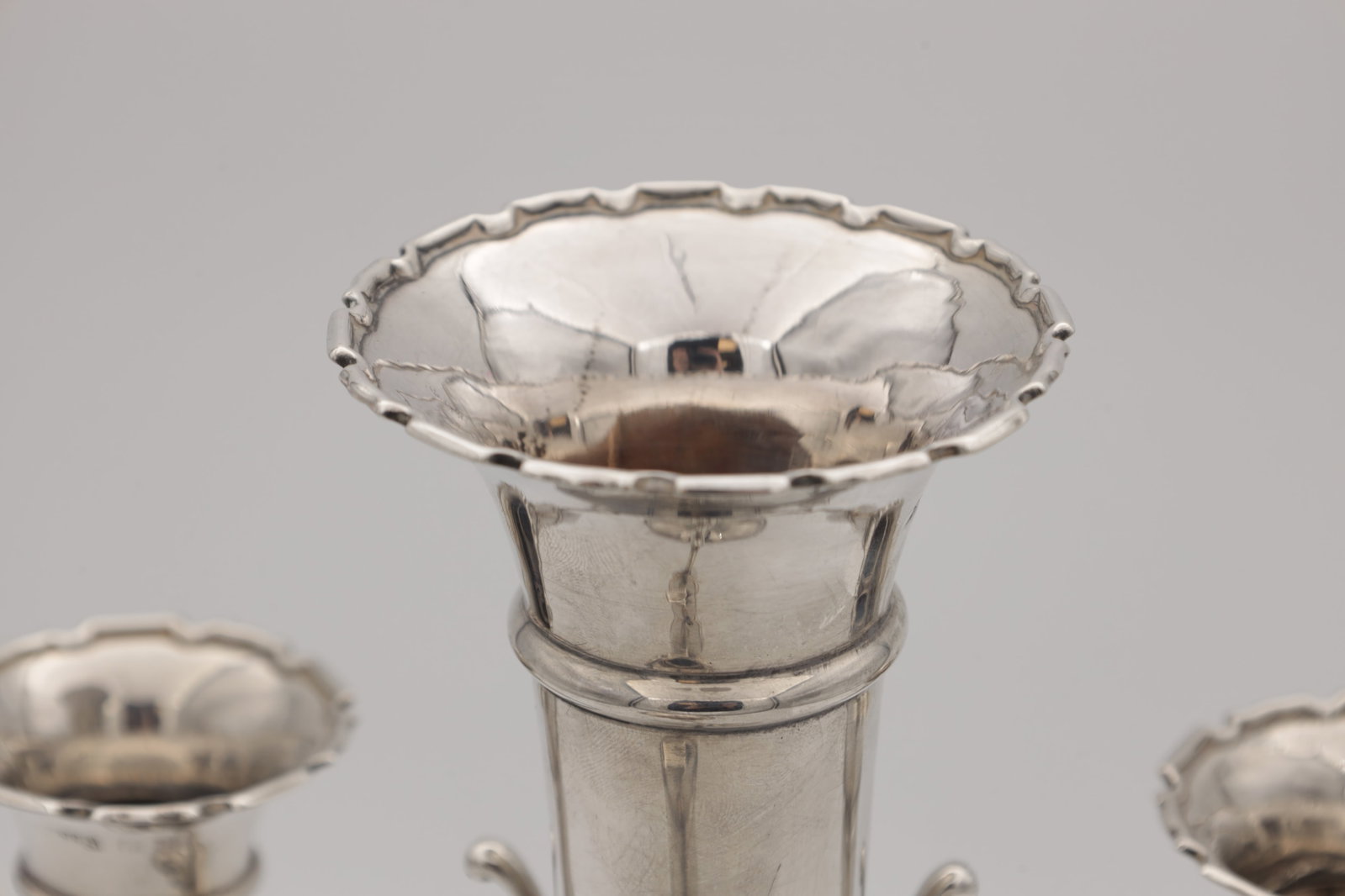 A FILLED BASE SILVER EPERGNE - 2