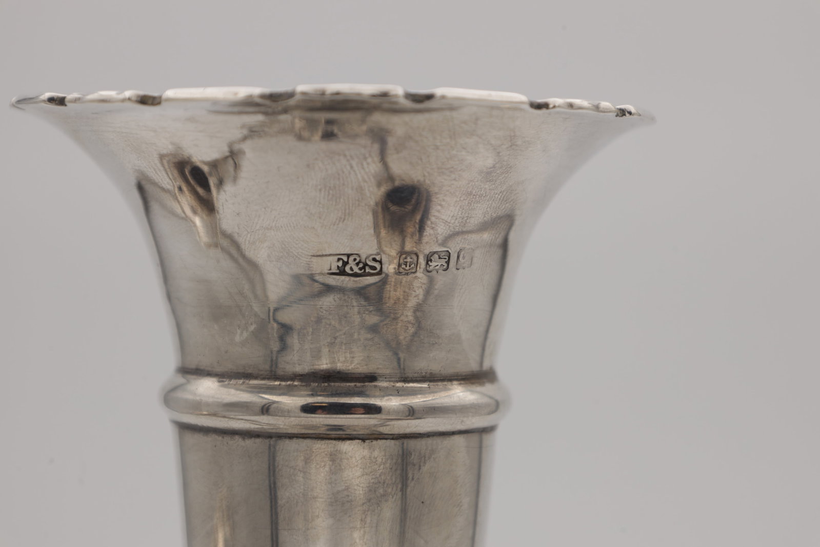 A FILLED BASE SILVER EPERGNE - 6