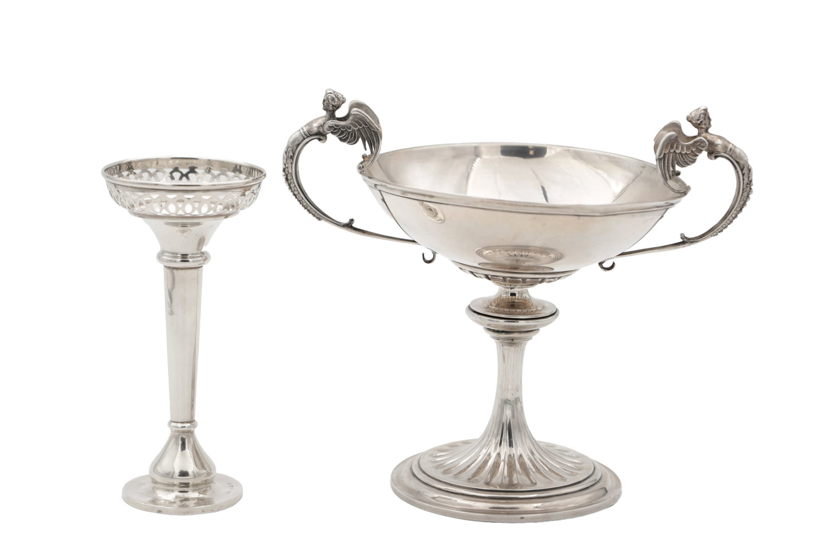 TWO 19TH/20TH CENTURY SILVER TABLE PIECES (1 of 9)