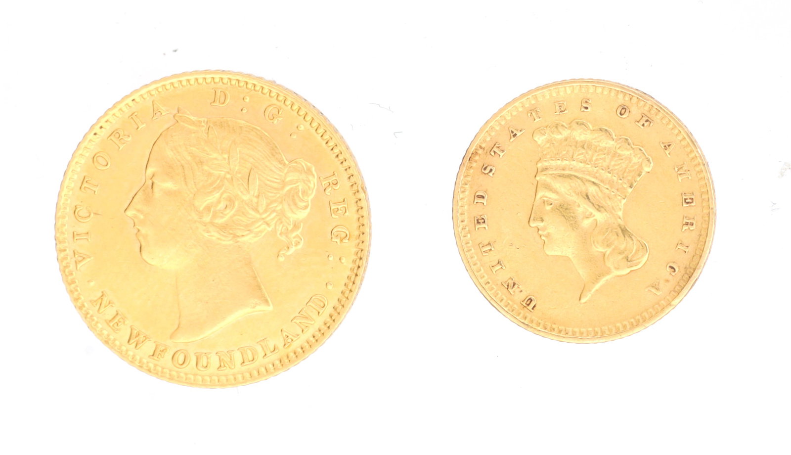 TWO GOLD COINS (1 of 2)