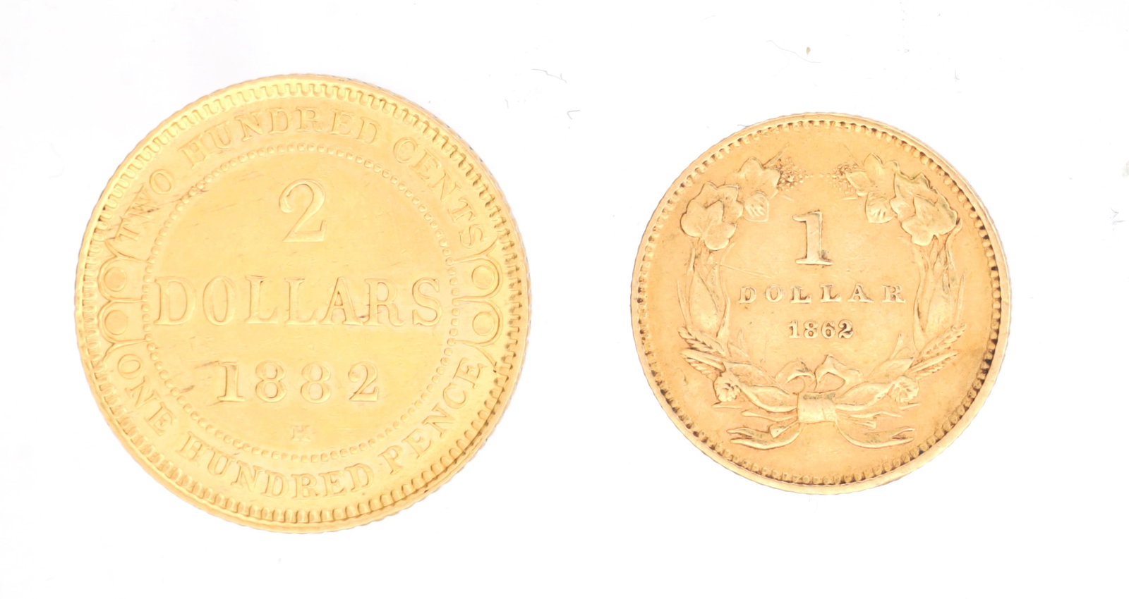 TWO GOLD COINS - 2