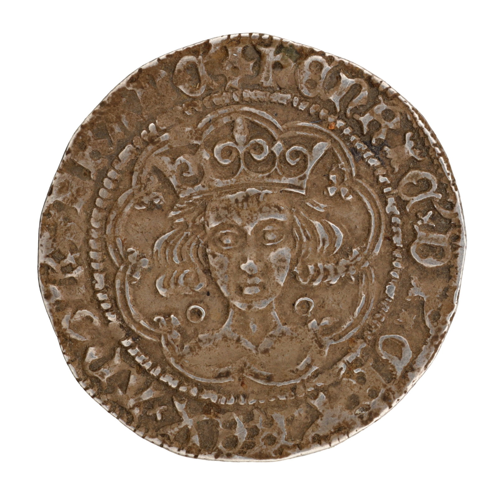 A HENRY VI SILVER GROAT CALAIS MINT FIRST REIGN 1422-61 (1 of 2)