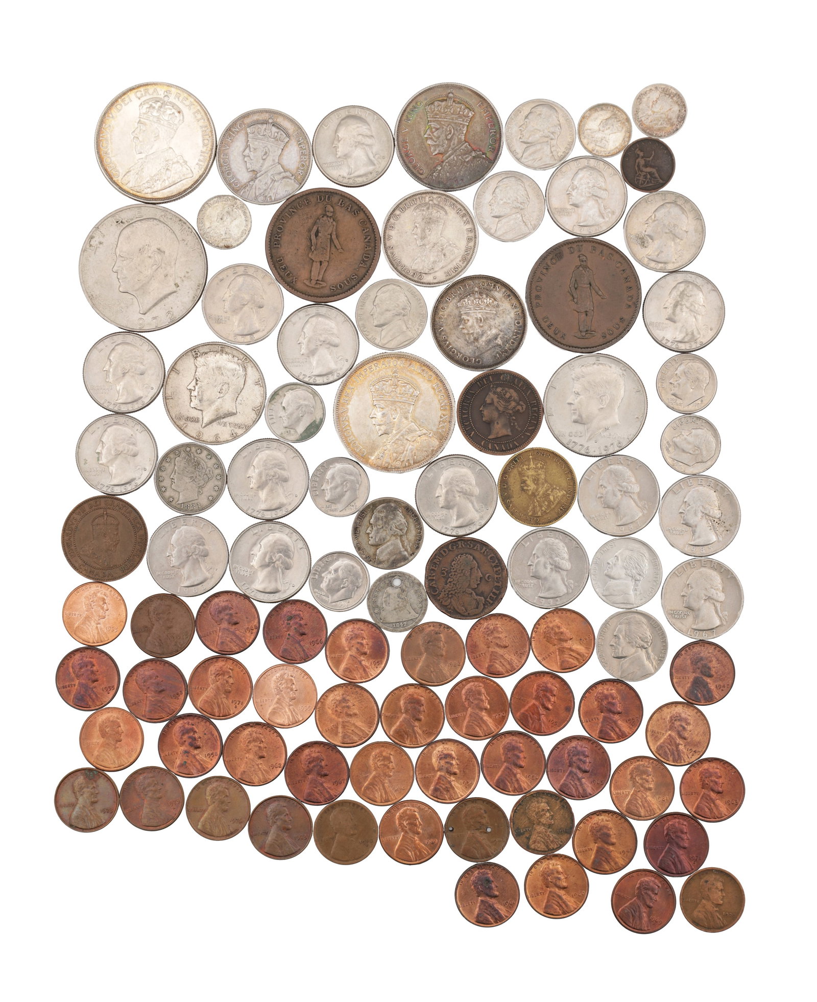 A COLLECTION OF AMERICAN AND CANADIAN COINS (1 of 6)